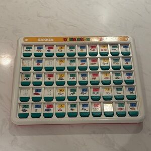 Vintage Gakken Flip and Learn — Japanese Alphabet Language